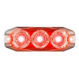 LED Autolamps 11FCM 12/24V Low-Profile Rear Fog Lamp - Clear Lens PN: 11FCM